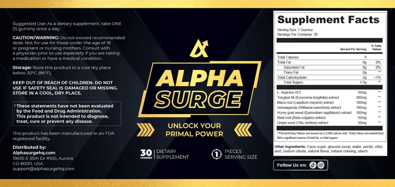 Alpha Surge Label